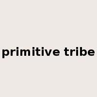 primitive tribe是什么意思