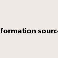 information sources是什么意思
