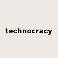 technocracy是什么意思