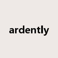 ardently是什么意思