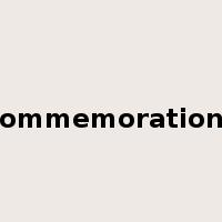 commemorations是什么意思