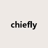 chiefly是什么意思