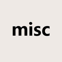 misc是什么意思