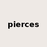 pierces是什么意思