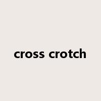 cross crotch是什么意思