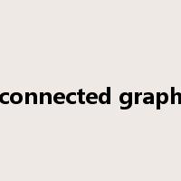 connected graph是什么意思