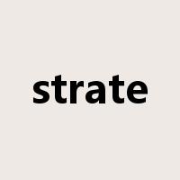 strate是什么意思
