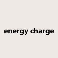 energy charge是什么意思