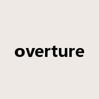 overture是什么意思