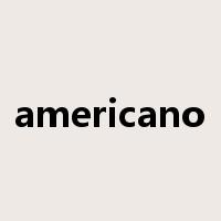 americano是什么意思