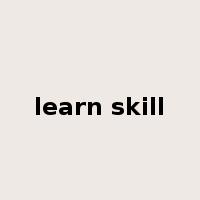 learn skill是什么意思