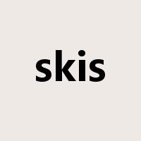 skis是什么意思