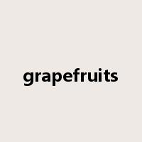 grapefruits是什么意思