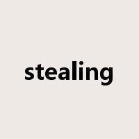 stealing是什么意思