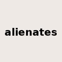 alienates是什么意思