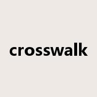 crosswalk是什么意思