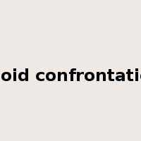avoid confrontation是什么意思
