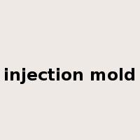 injection mold是什么意思