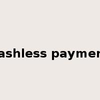 cashless payment是什么意思