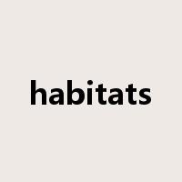 habitats是什么意思