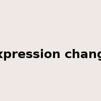 expression change是什么意思