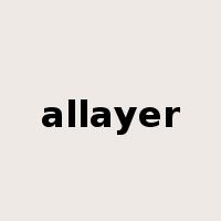 allayer是什么意思