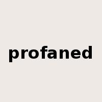 profaned是什么意思
