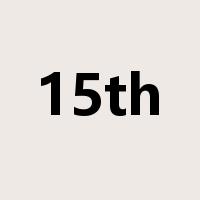 15th是什么意思