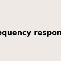 frequency response是什么意思