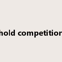 hold competition是什么意思