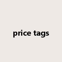 price tags是什么意思