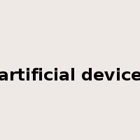artificial device是什么意思