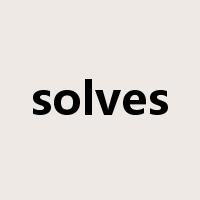solves是什么意思