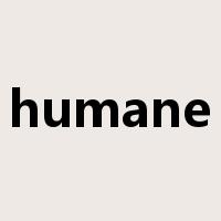 humane是什么意思