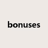 bonuses是什么意思