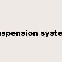suspension system是什么意思