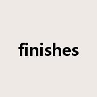 finishes是什么意思