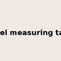 steel measuring tape是什么意思