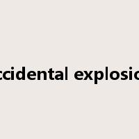accidental explosion是什么意思