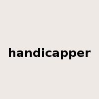 handicapper是什么意思