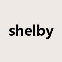 shelby是什么意思
