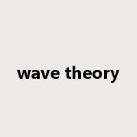 wave theory是什么意思