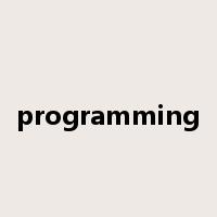 programming是什么意思