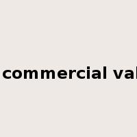 no commercial value是什么意思