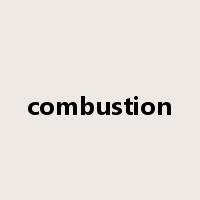 combustion是什么意思