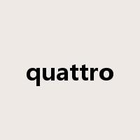 quattro是什么意思