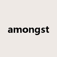 amongst是什么意思