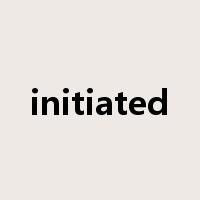 initiated是什么意思