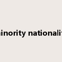 minority nationality是什么意思