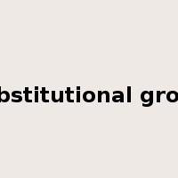 substitutional group是什么意思